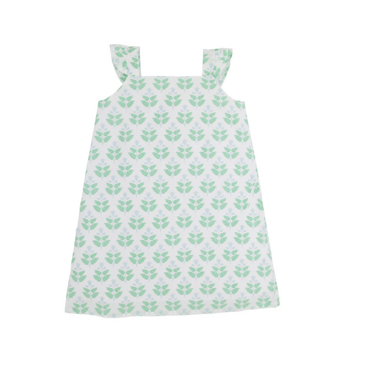 Angel Sleeve Donna Dress - Hanover Hand Block