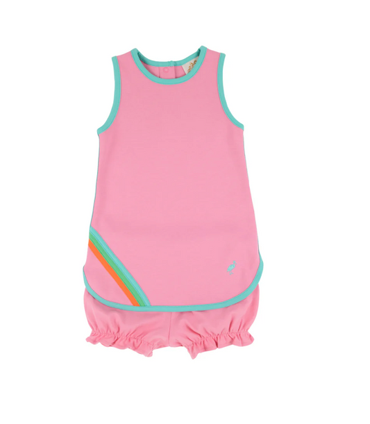 Taffy Tennis Dress - Hamptons Hot Pink