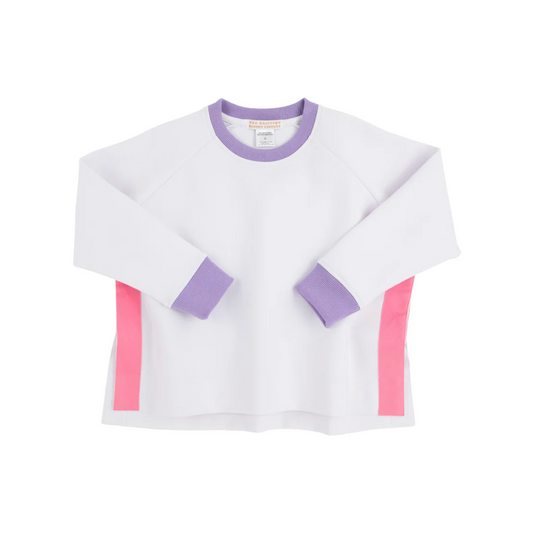Courtney's Cozy Crewneck - Worth Avenue White