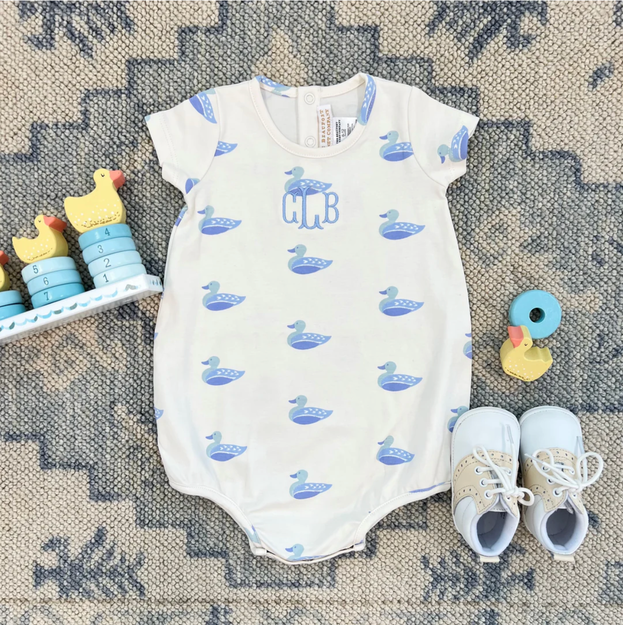 Short Sleeve Patton Play Bubble- Merrimack Quack Quacks