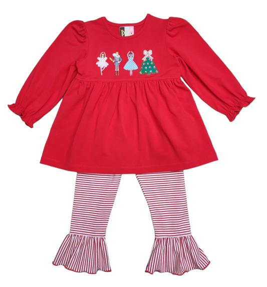 Nutcracker Ruffle Pant Set