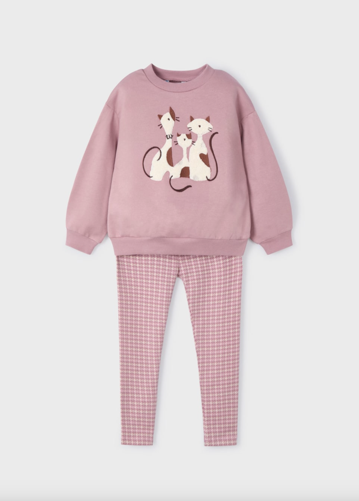 Rose Cat Leggings Set