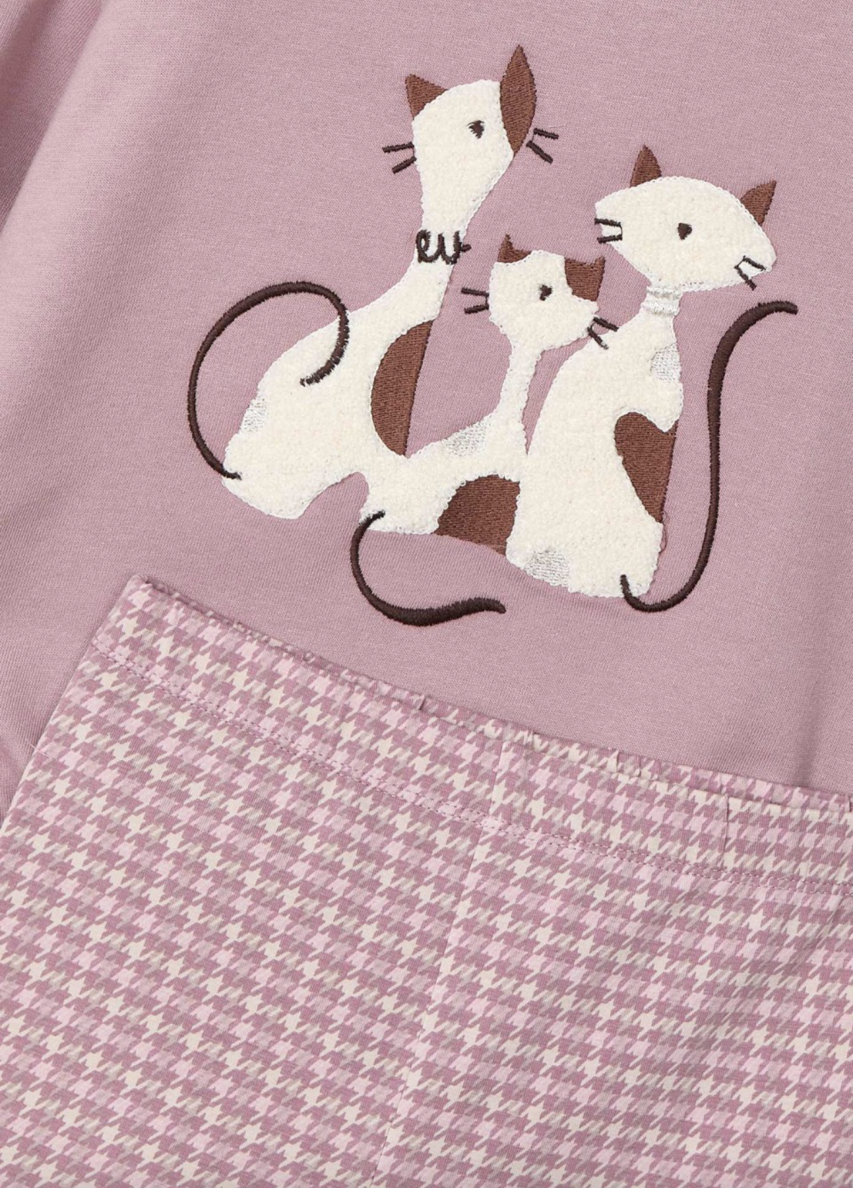 Rose Cat Leggings Set