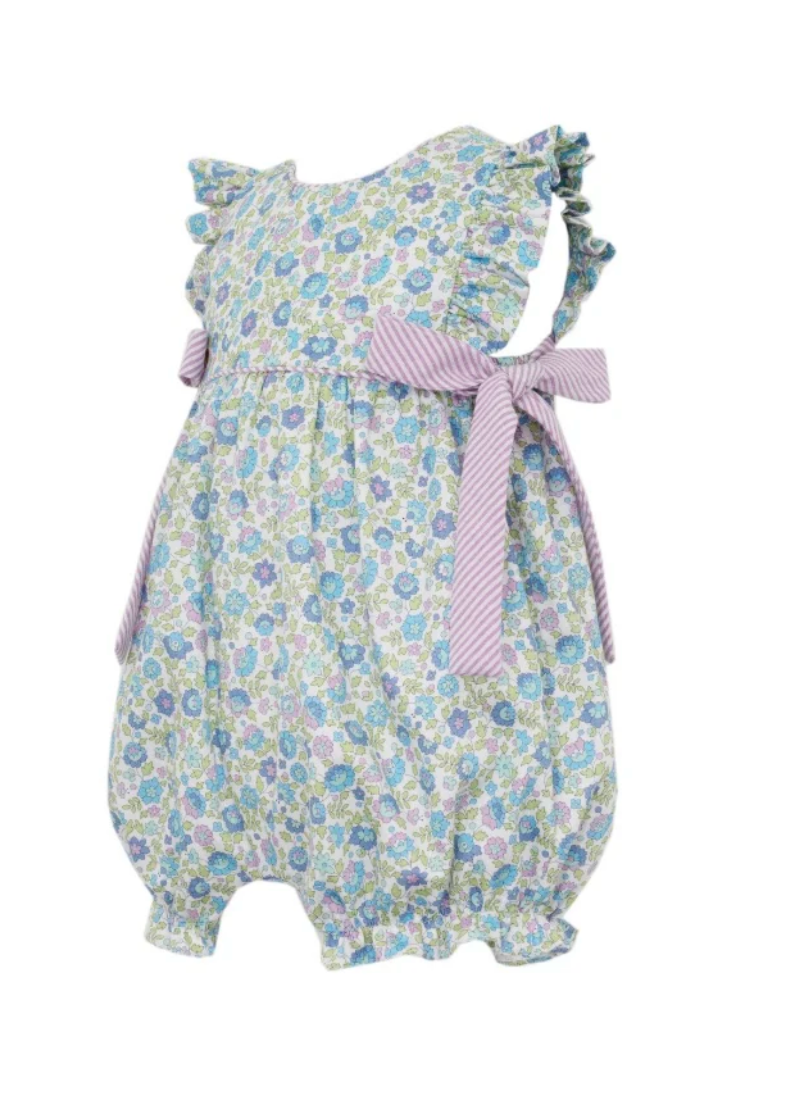 Petit Bebe Lavender Liberty Floral Bubble