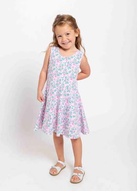 Florence Eiseman Floral Print Twirl Dress