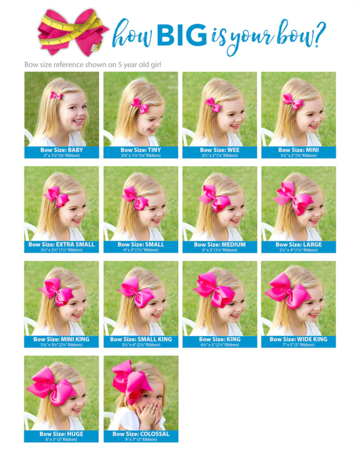 Tiny Organza & Grosgrain Overlay Hair Bow - Multiple Color Options