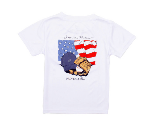 Boys Performance Tee - America's Pasttime