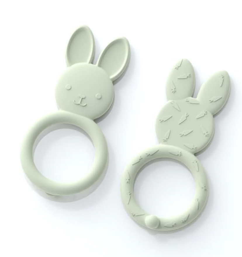 Silicone Bunny Teething Ring