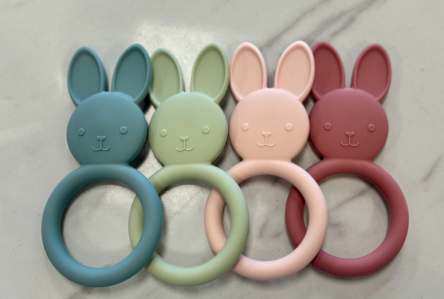 Silicone Bunny Teething Ring