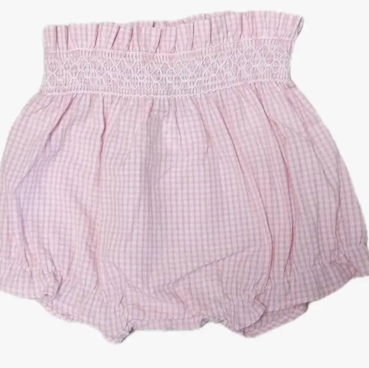 Little Threads Pink Checkered Diaper Cover