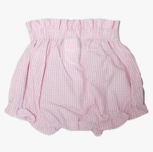 Little Threads Pink Checkered Diaper Cover