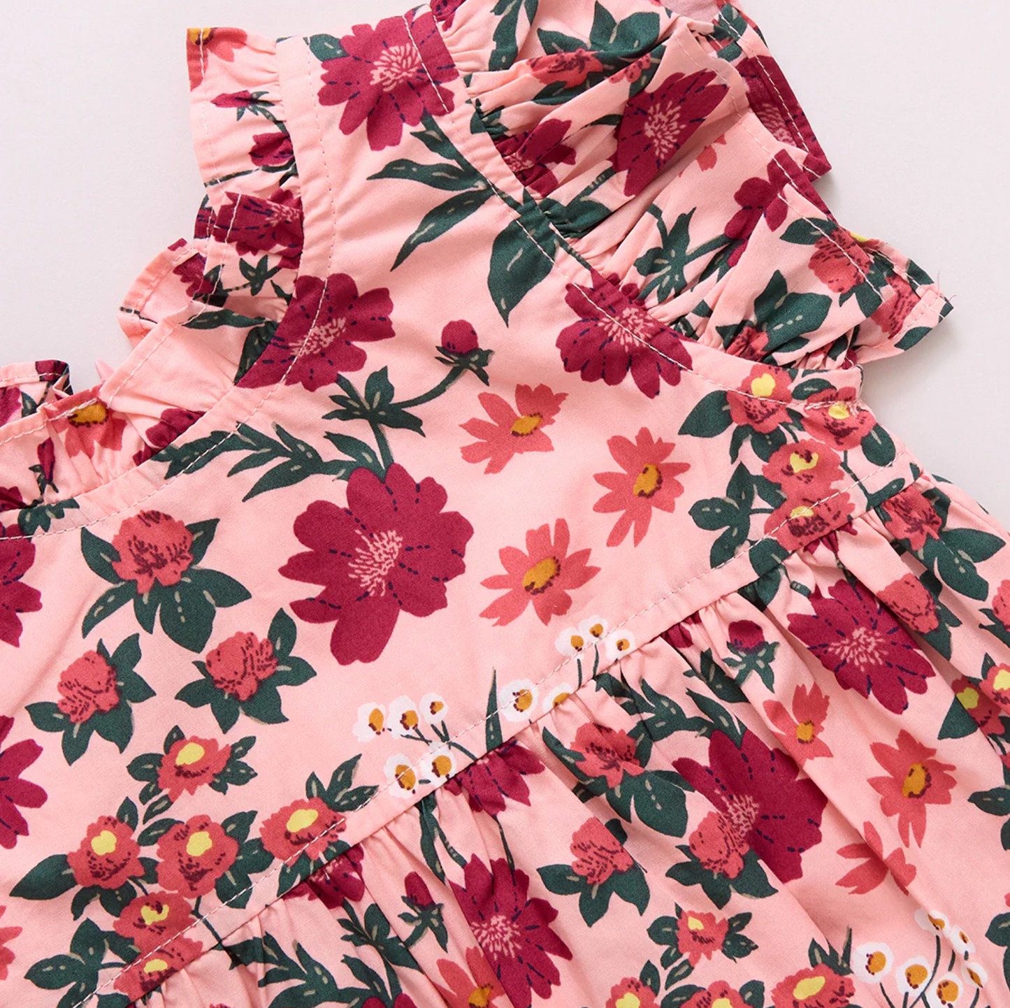 Pink Daisy Floral Bubble
