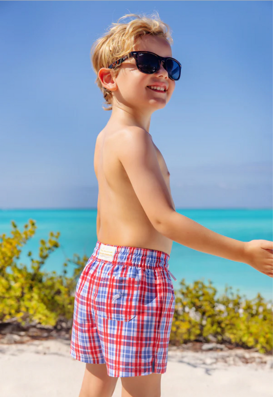 Tortola Trunks - Lawn Party Plaid