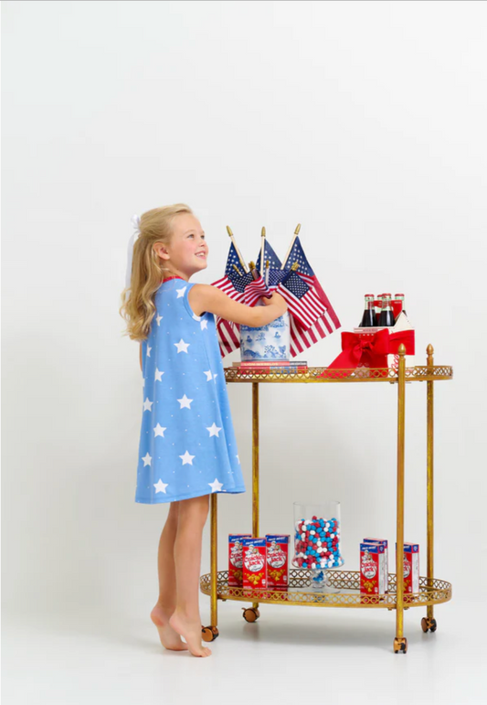 Sleeveless Polly Play Dress - North Sea Stars