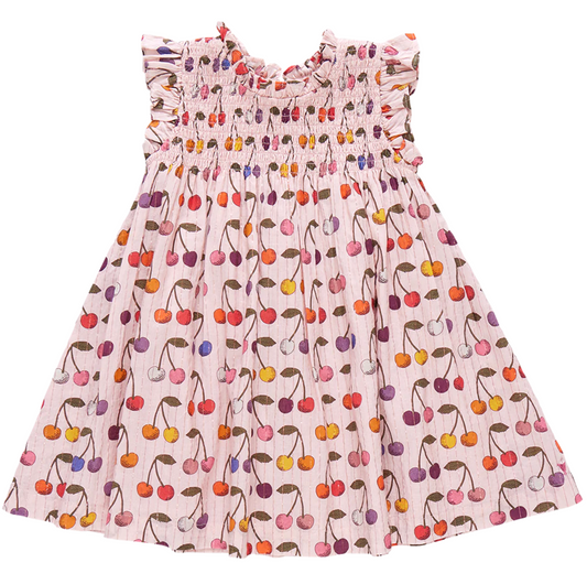Pink Chicken Girls Stevie Dress - Cloud Pink Cherry