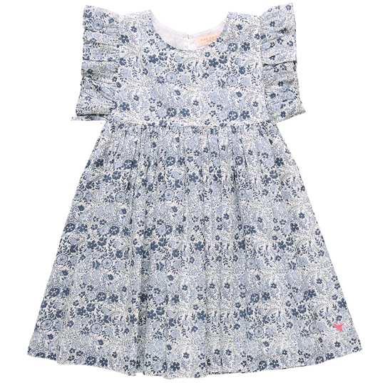 Pink Chicken Girls Sarita Dress - Blue Verbena Floral
