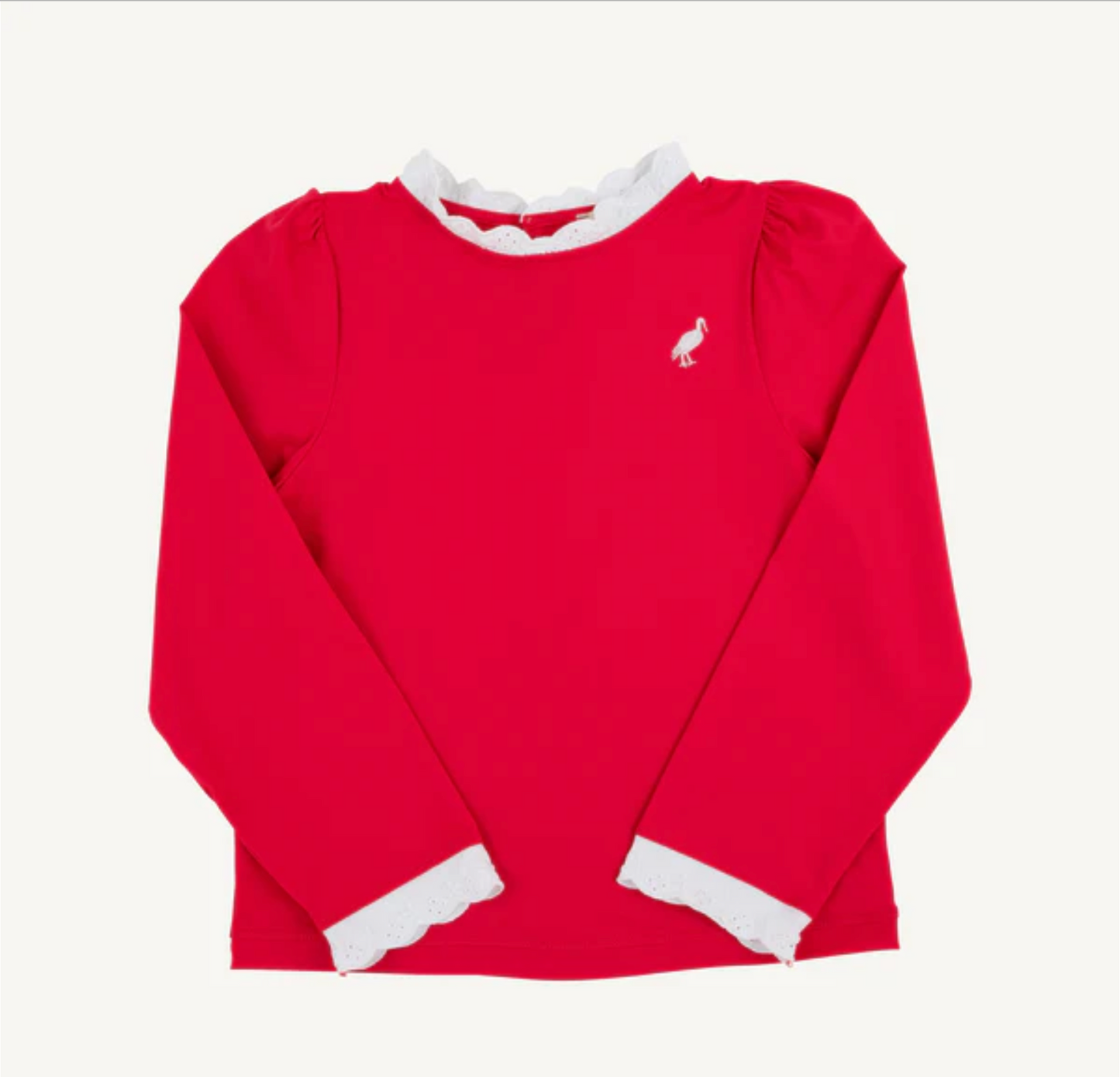 Winnie's Wave Spotter Swim Shirt - Richmond Red