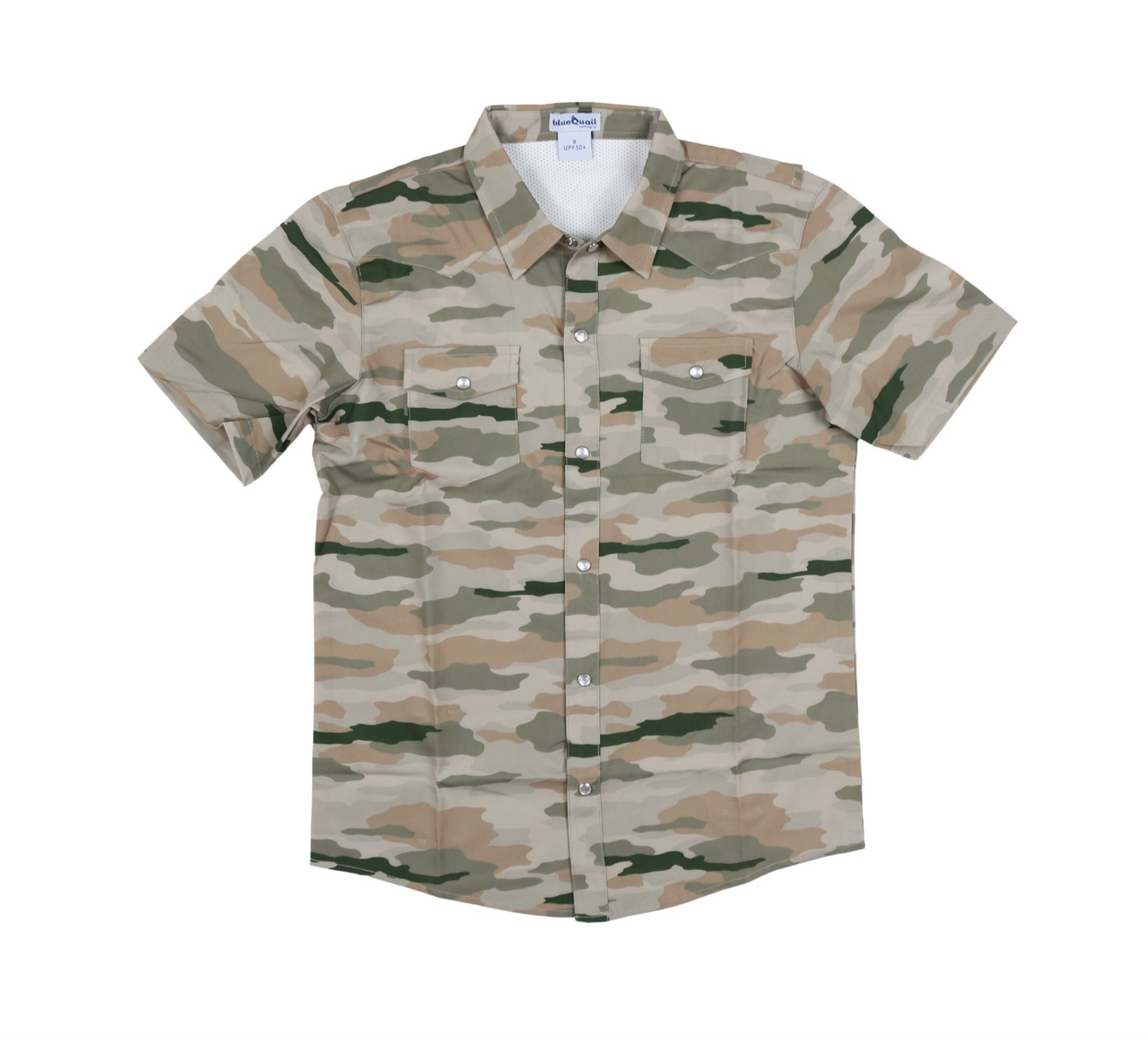 Classic Camo Pearl Snap Short Sleeve Shirt