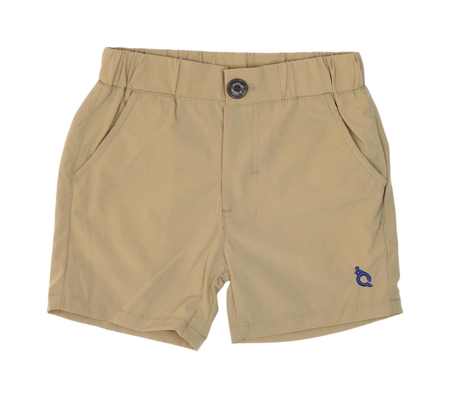 Khaki Shorts - Blue Quail