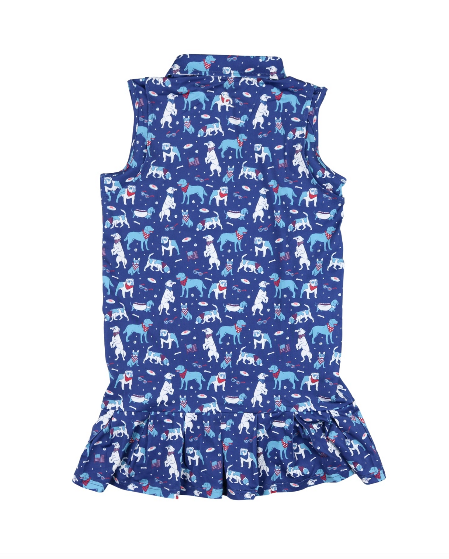 Yankee Doodle Dogs Polo Sleeveless Dress
