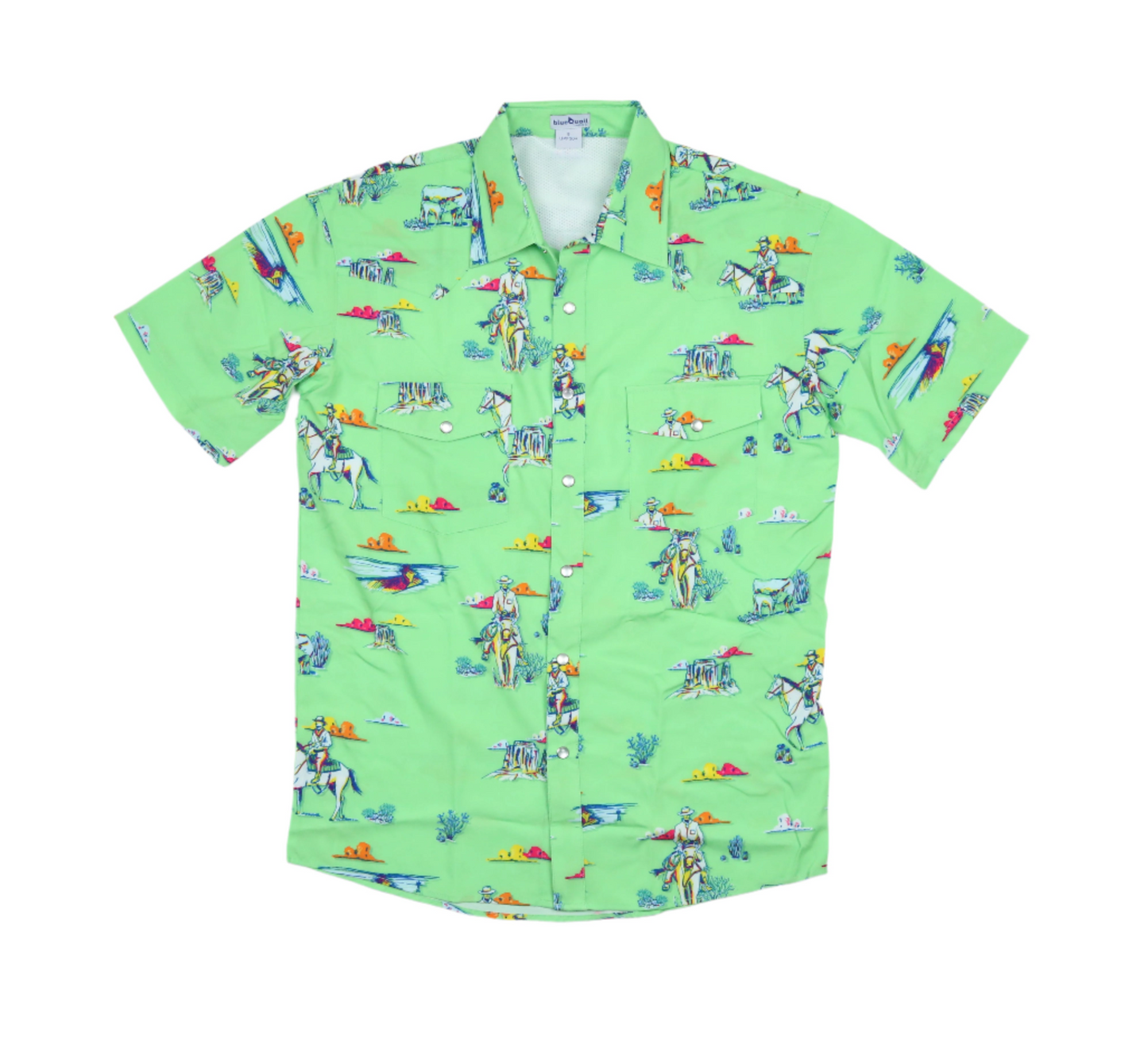 Men's Cattle Drive Pearl Snap Short Sleeve Shirt