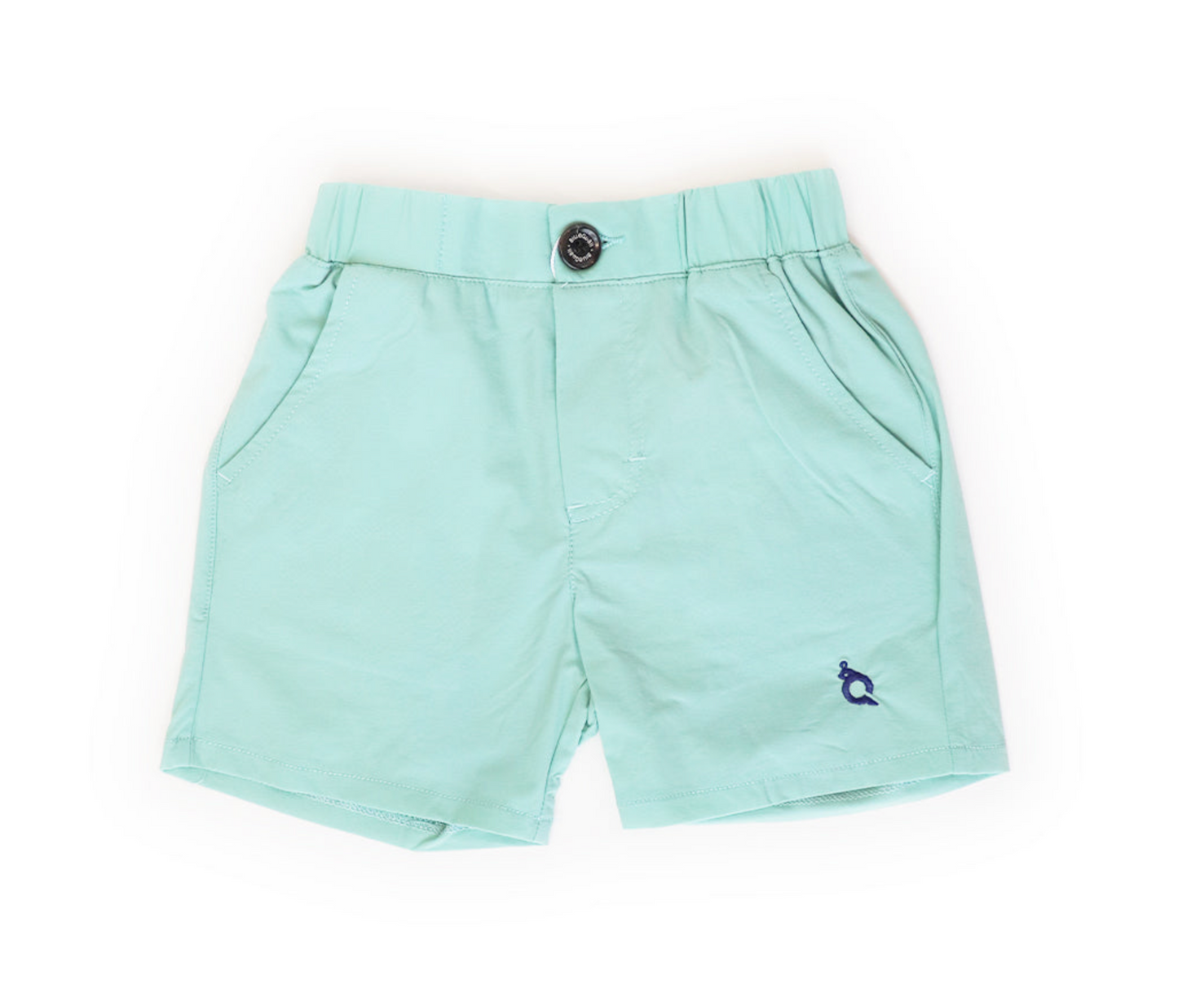 Mint Shorts - Blue Quail
