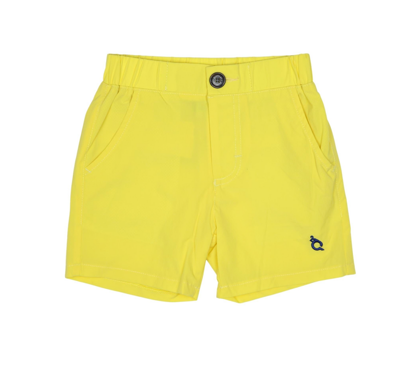 Yellow Shorts - Blue Quail