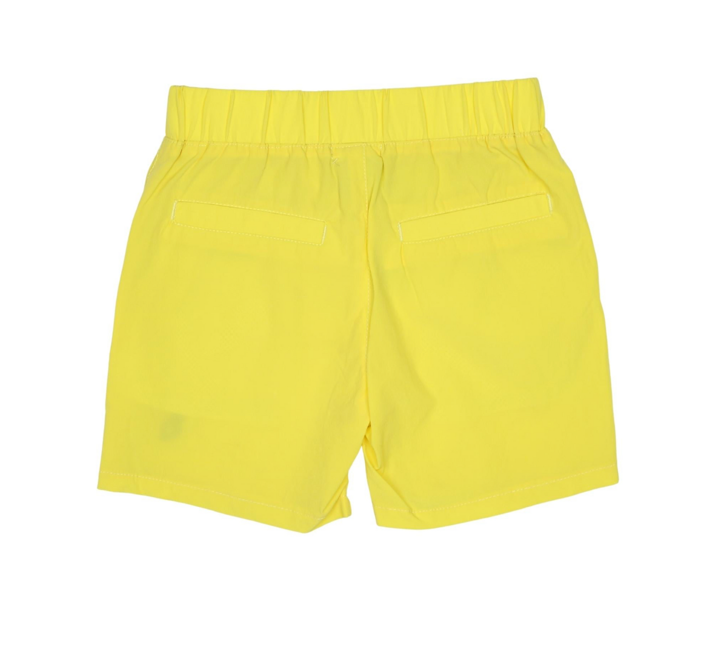 Yellow Shorts - Blue Quail