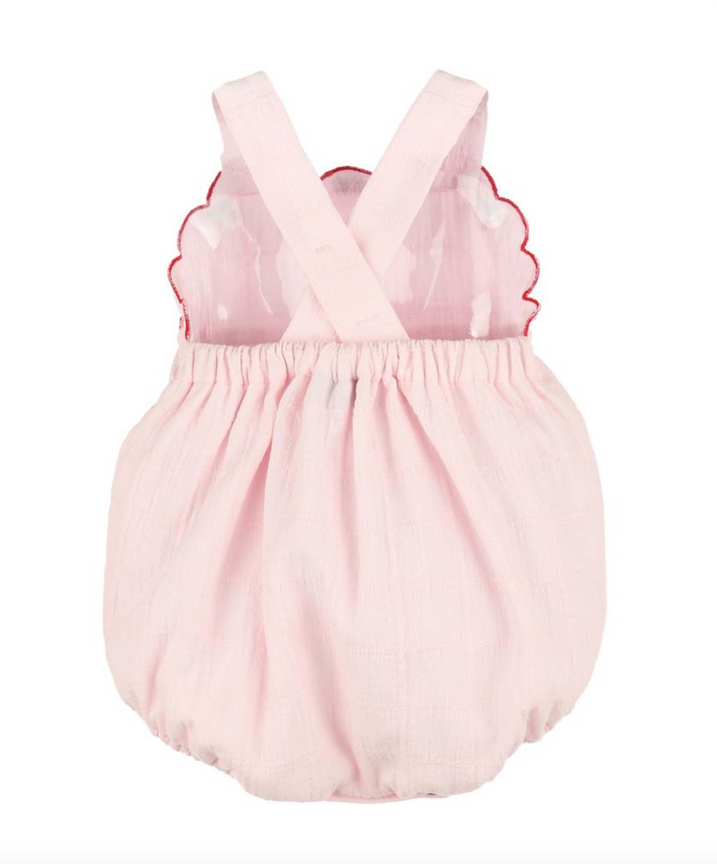 Summer Berries Sunsuit Bubble - Pink