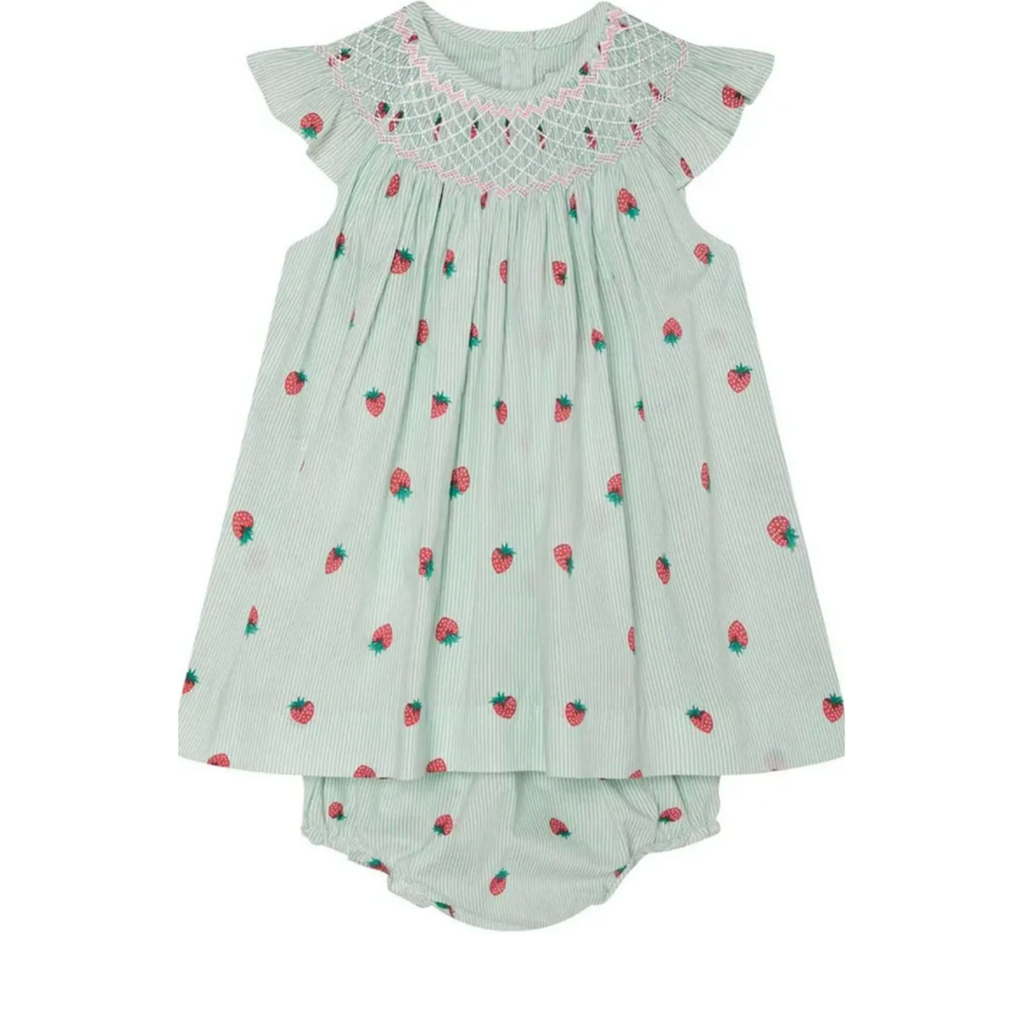 Hand Smocked Fiesta Baby Dress