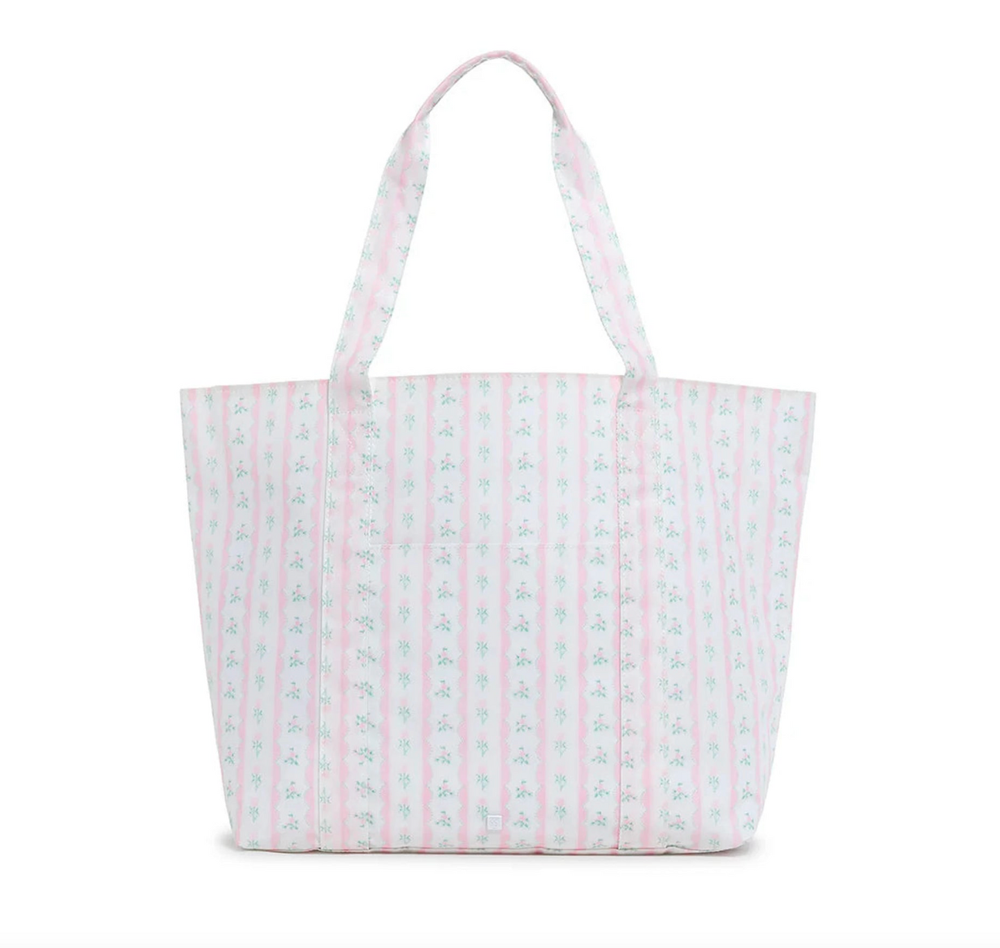 TRVL Tote Bag - Ribbon Floral Pink - Jumbo Tote