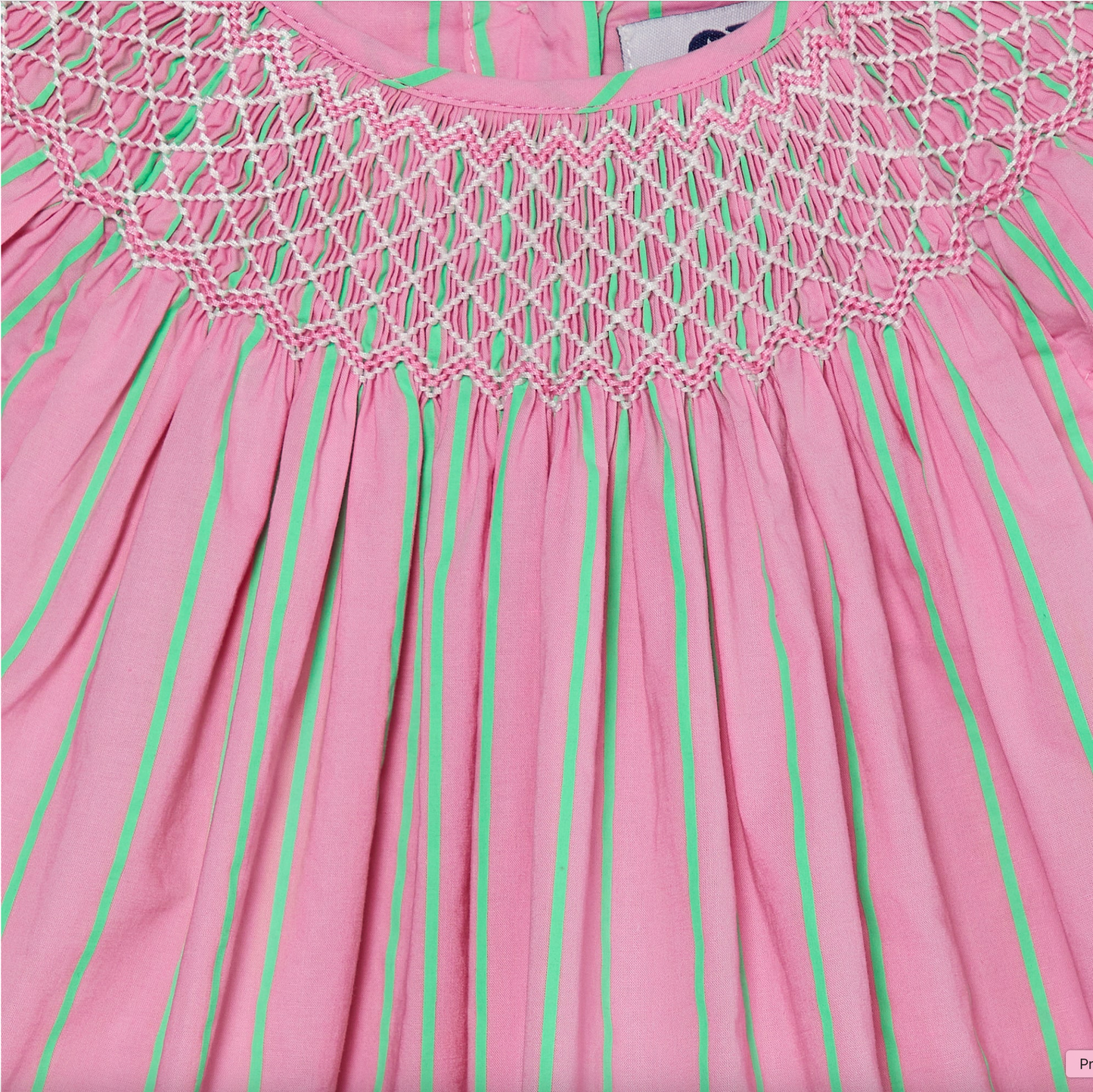 Hand Smocked Queenie Baby Dress