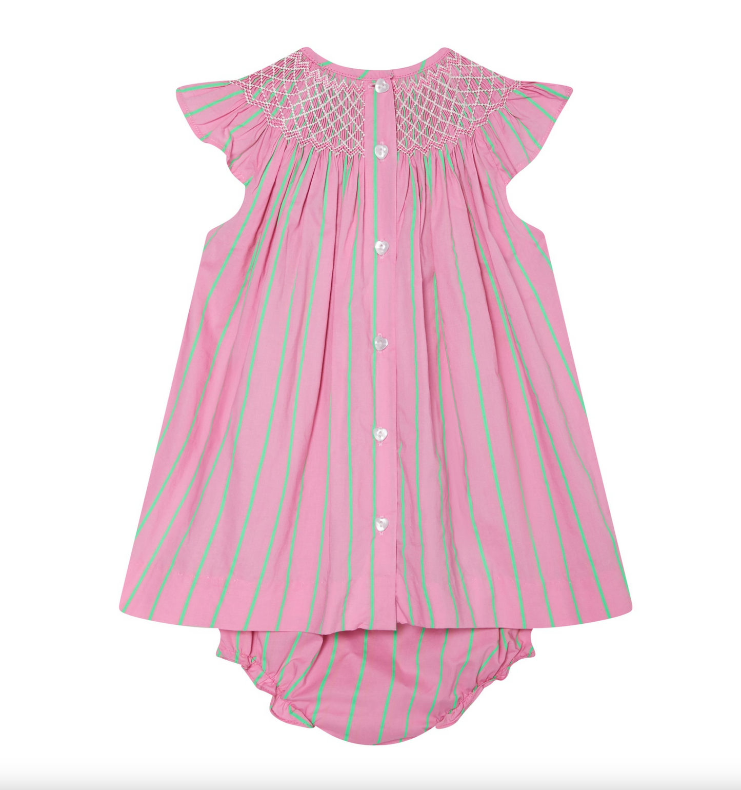 Hand Smocked Queenie Baby Dress