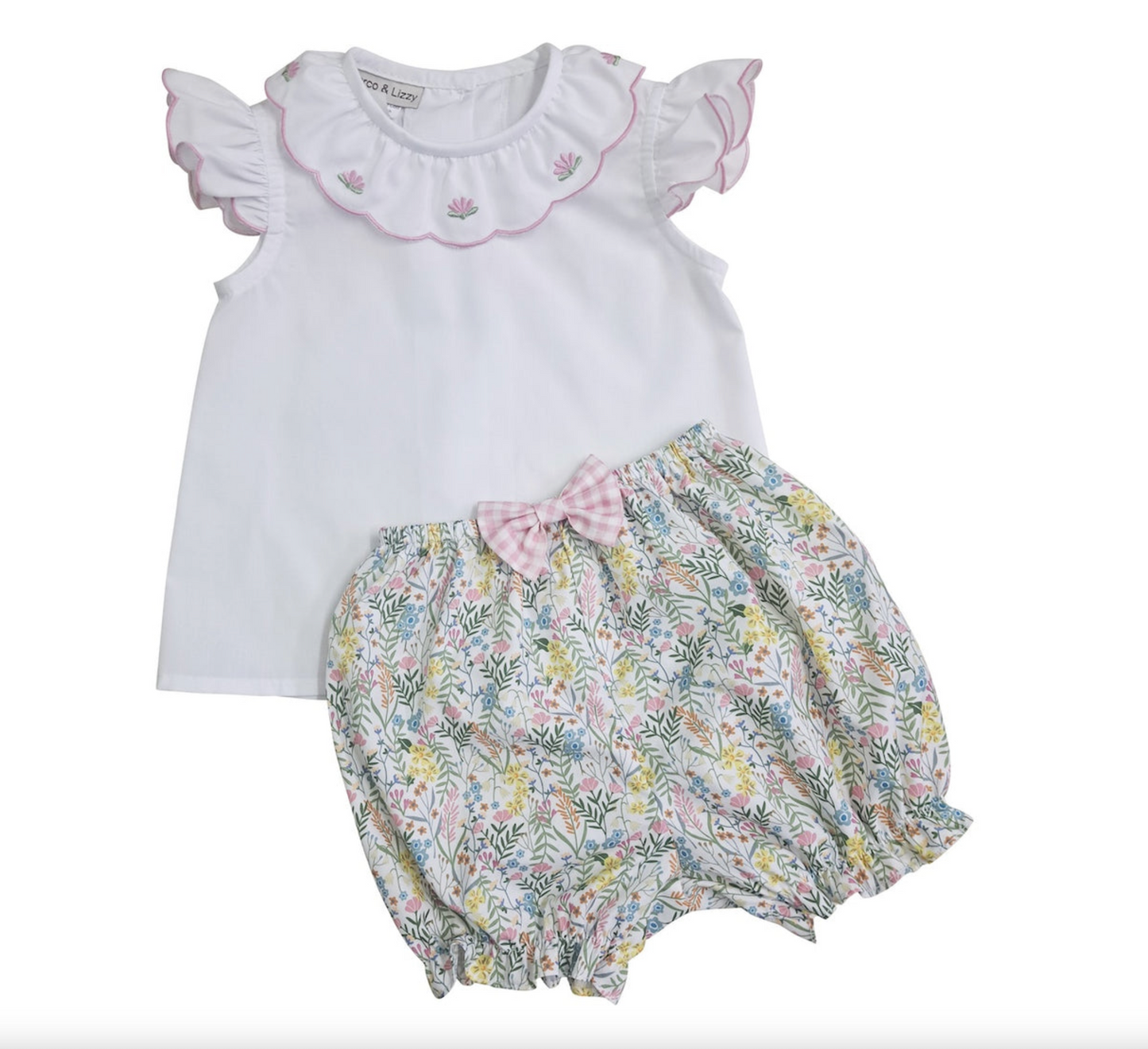 Adrian Baby Girl's Diaper Set