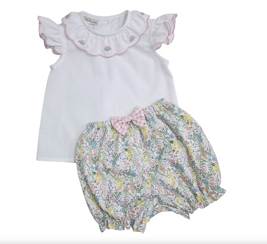 Adrian Baby Girl's Diaper Set