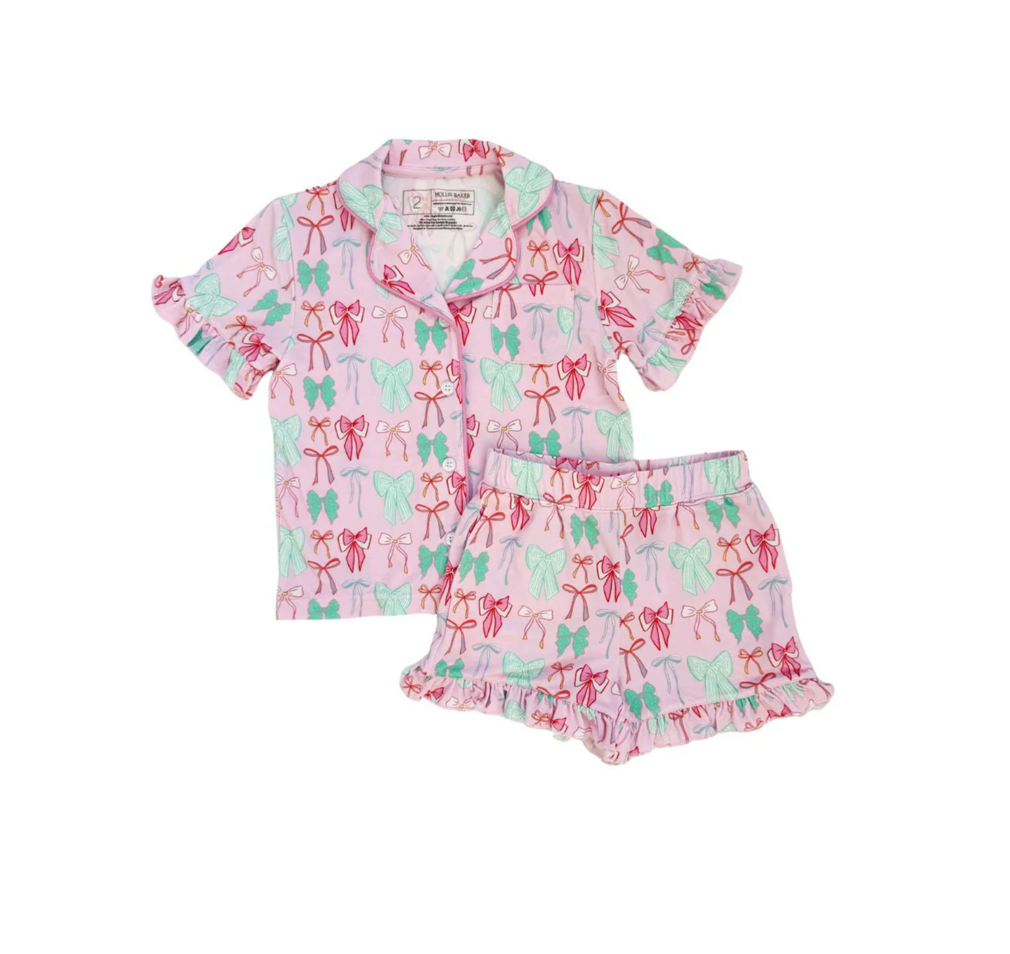 Bows Ruffle Loungewear Set