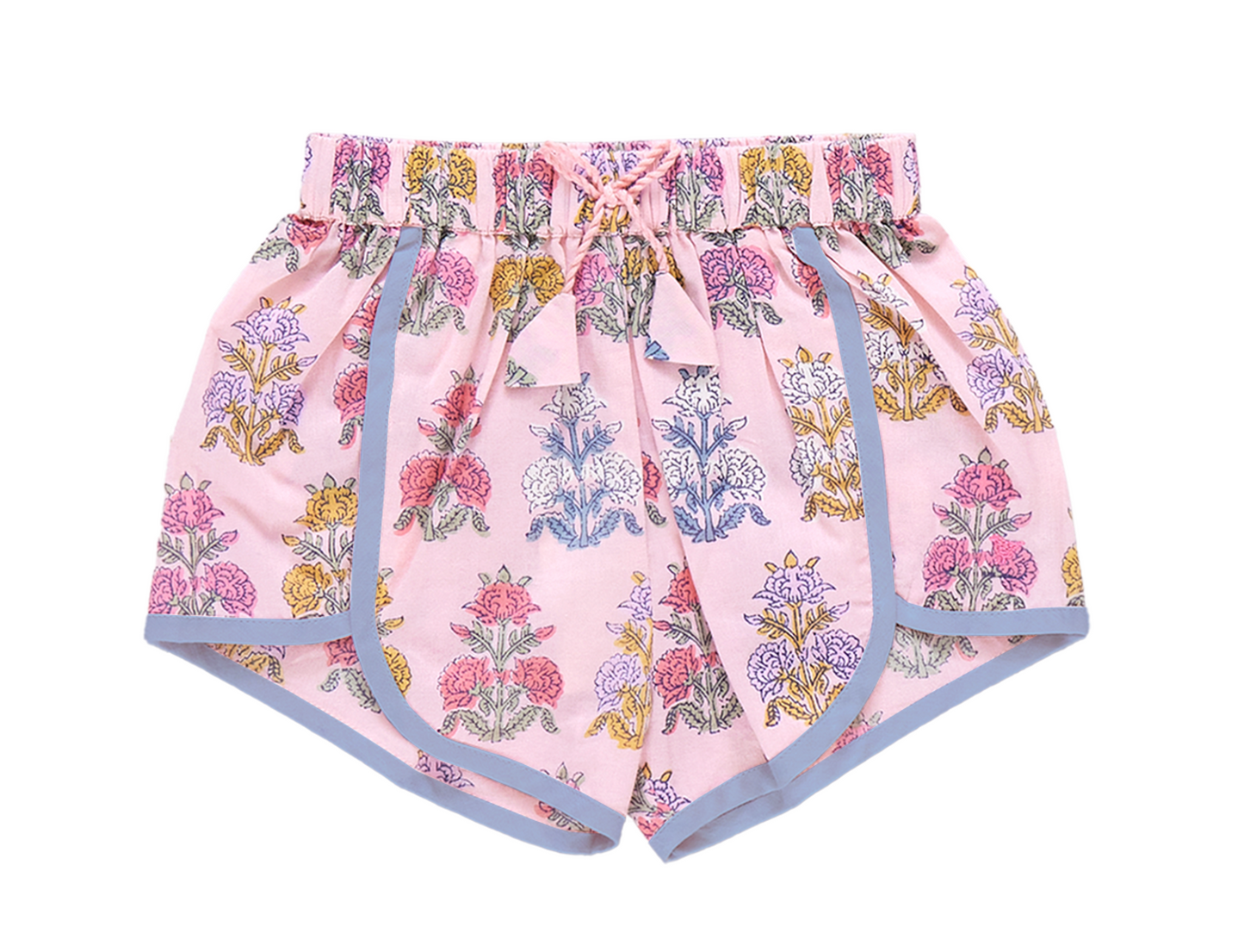 Girls Millie Short - Small Pink Flowerette