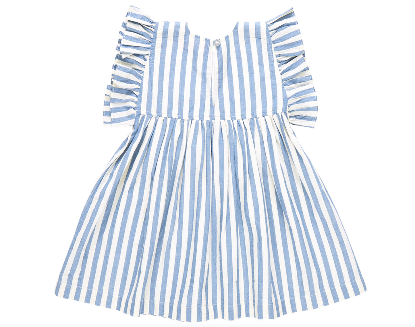 Girls Sarita Dress - Blue Stripe