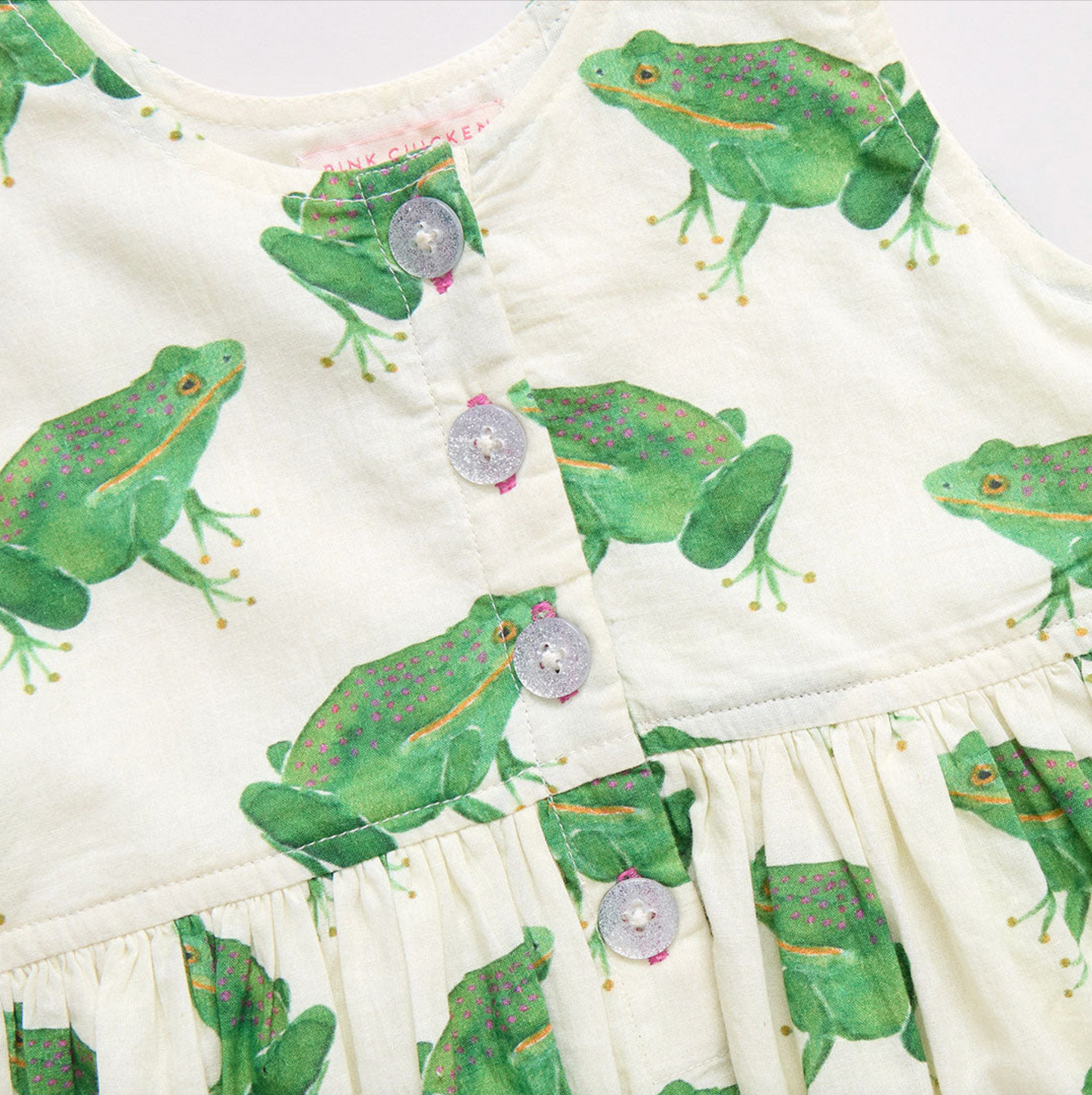 Girls Laura Dress - Frogs