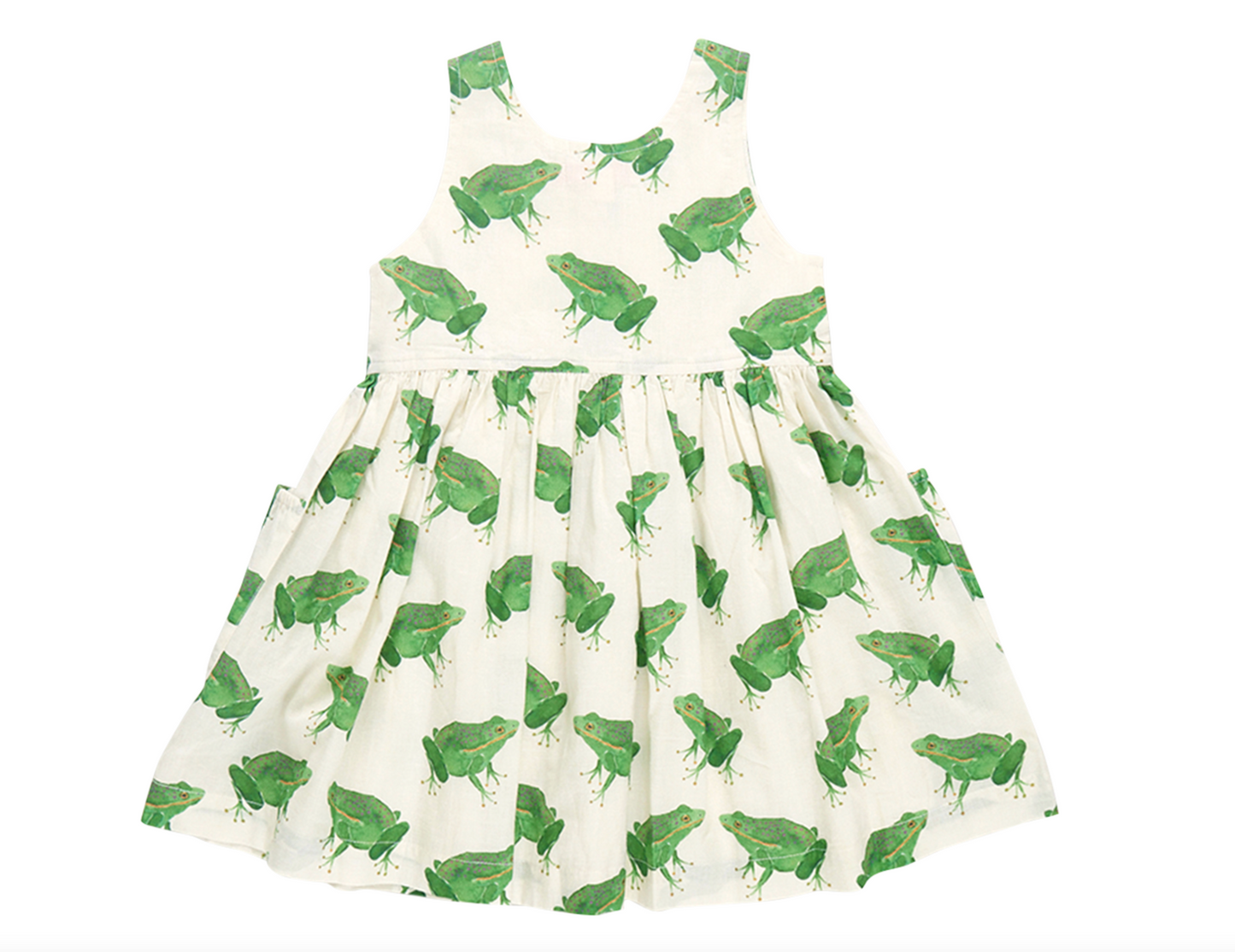 Girls Laura Dress - Frogs