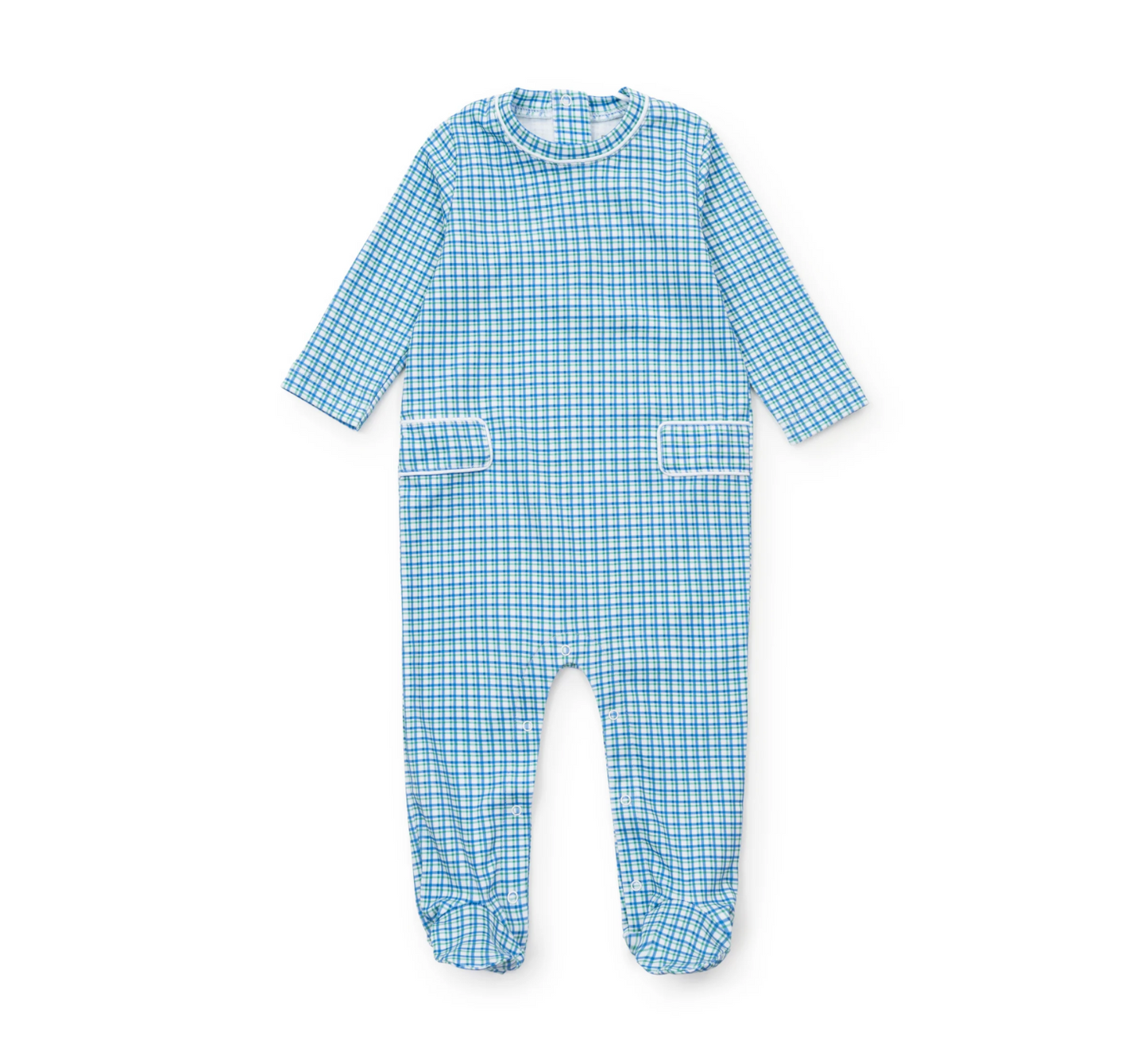 Preston Boys' Romper - Hampton Plaid