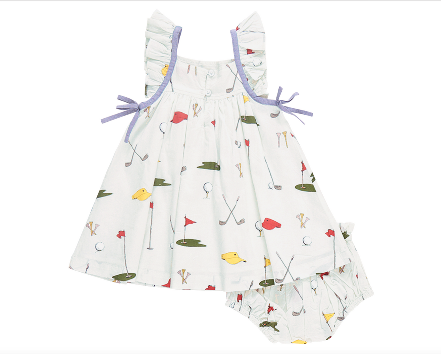 Baby Girls Ailee Dress Set - Golf Tournament