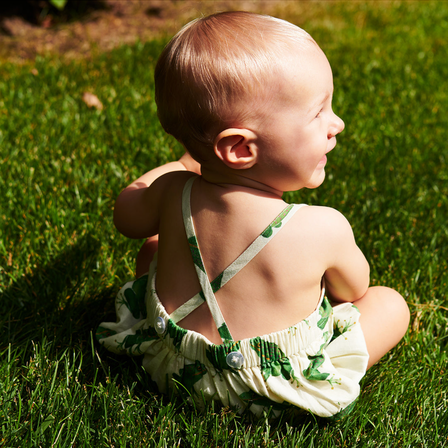 Baby Girls Auggie Bubble - Frogs