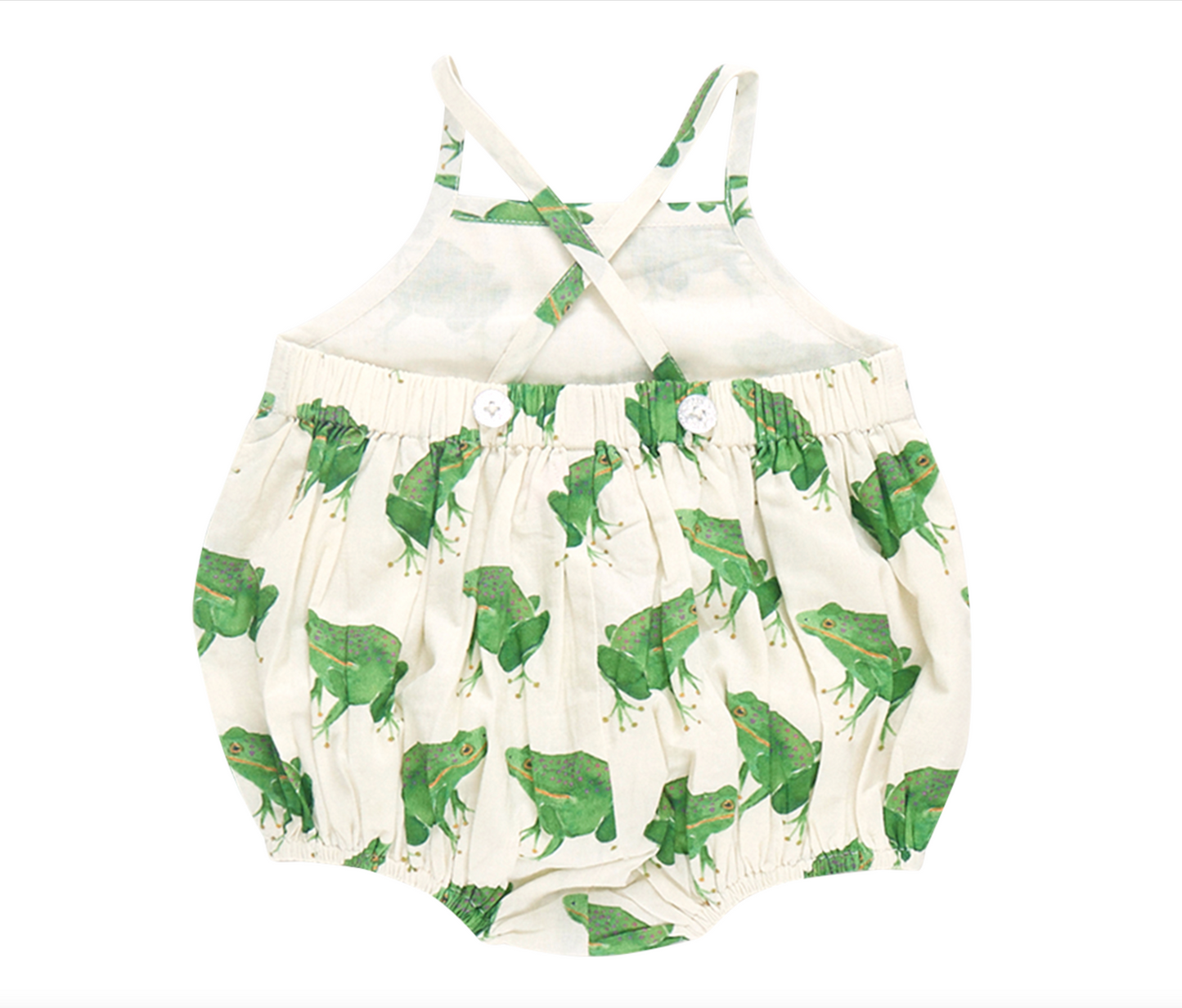 Baby Girls Auggie Bubble - Frogs