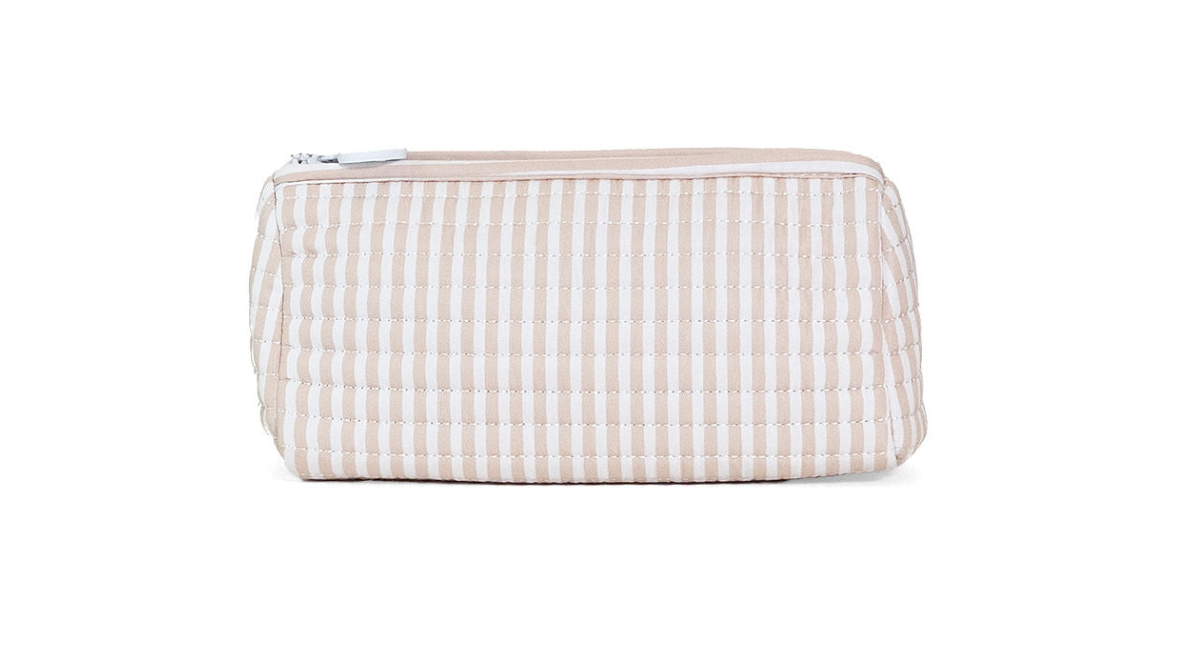 TRVL Quilted Bag - Pimlico Stripe Sand - Pochette