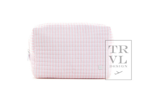 TRVL Quilted Bag - Pimlico Stripe Pink - Everyday Bag