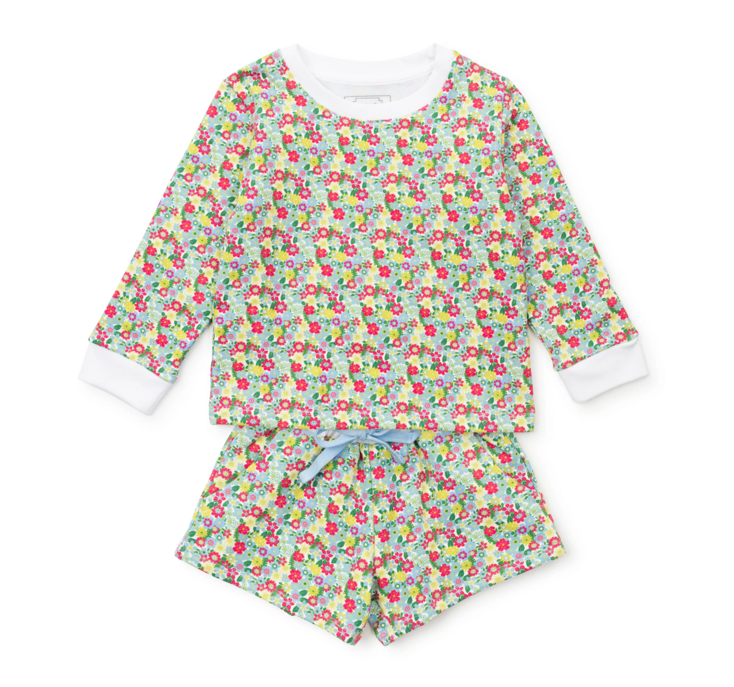 Stella Girls Sweatshirt Short Set - Arboretum Floral