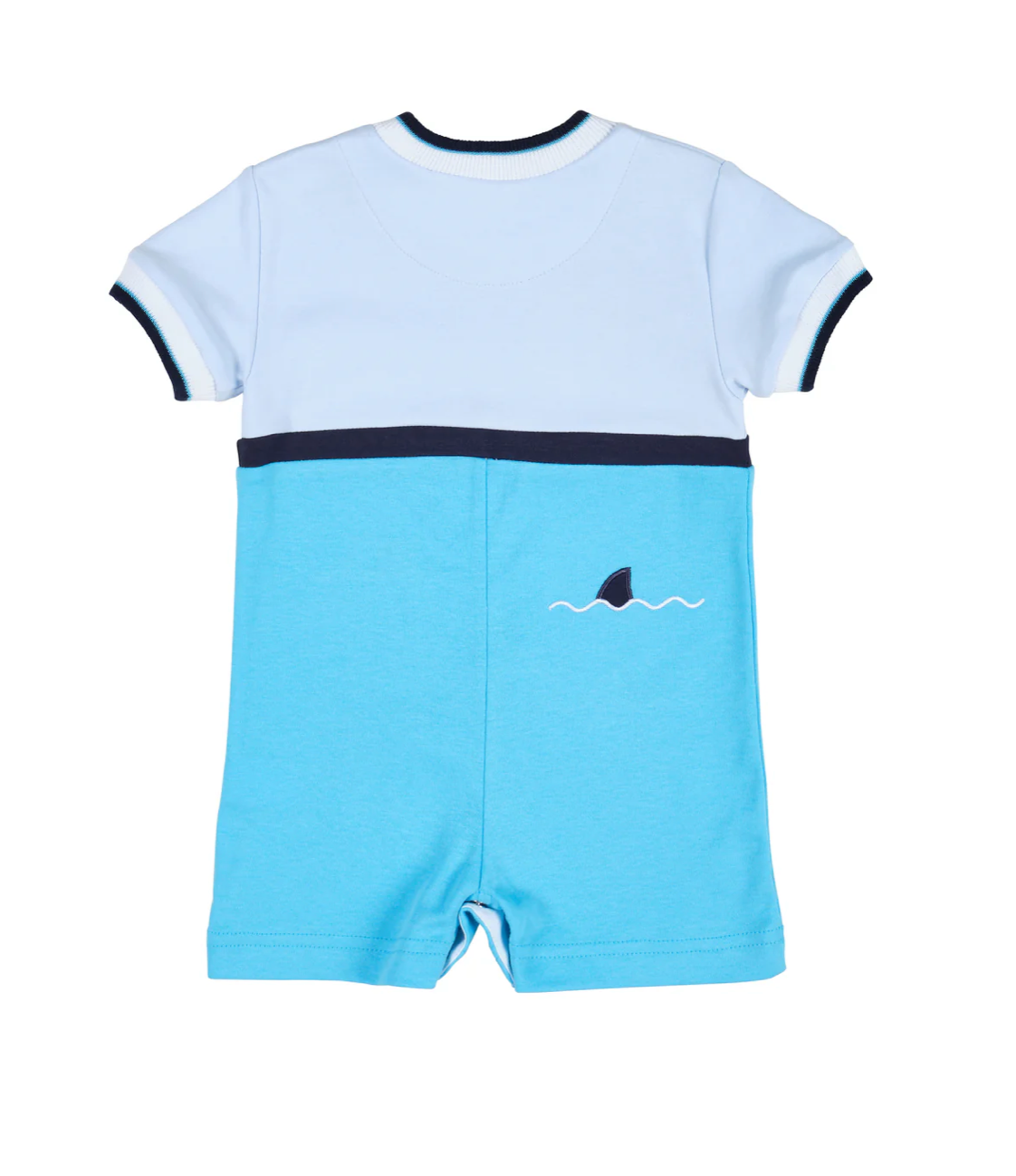 Knit Shortall With Ocean Scene