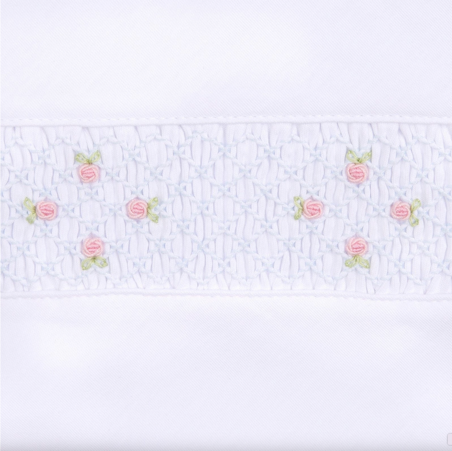 Charlotte's Classics Smocked Bubble - Sky Blue