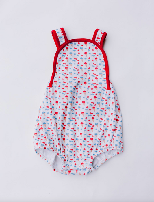 Patriotic Pop Boys Sunsuit